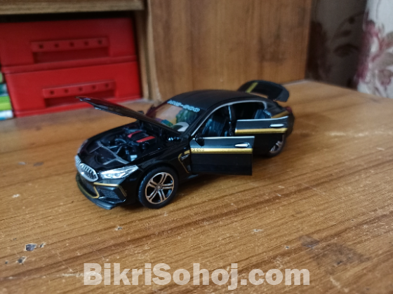 BMW M8 model car.